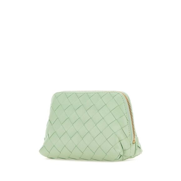 BOTTEGA VENETA Mint Green Leather Beauty Case - Picture 2 of 2